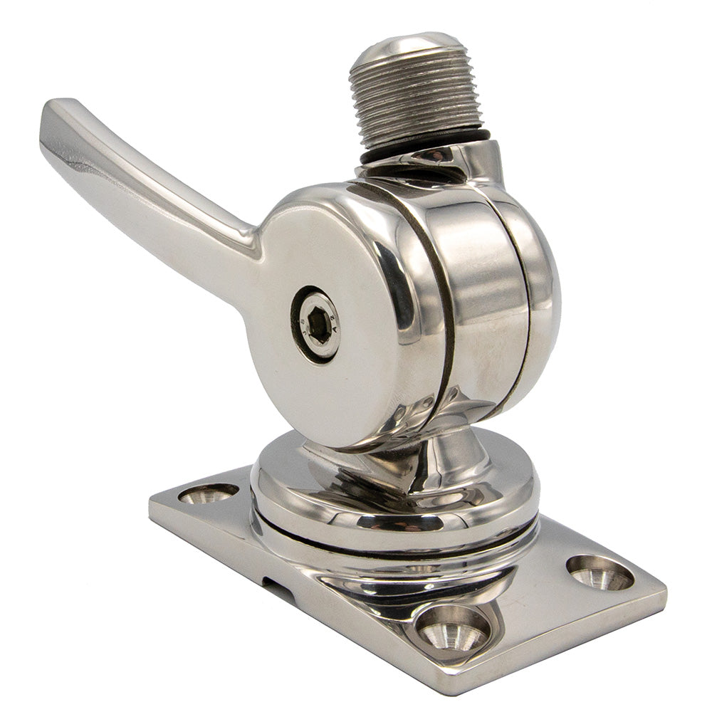 Shakespeare 6187 Sleek  Compact Stainless Steel Rotatable 4Way Ratchet Mount 6187 Main image