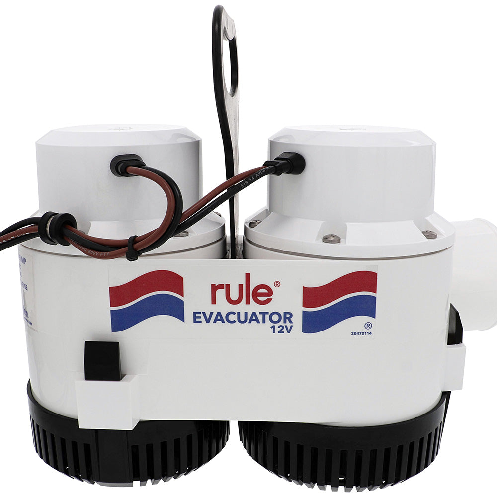 Rule 7700D GPH Evacuator High Volume Utility Pump  12V 7700D Main image