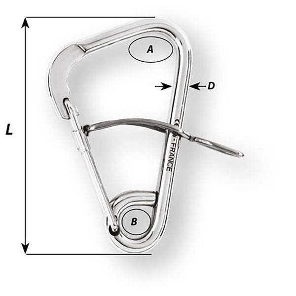 Wichard Automatic Mooring Hook  170mm Length  61116 2329W