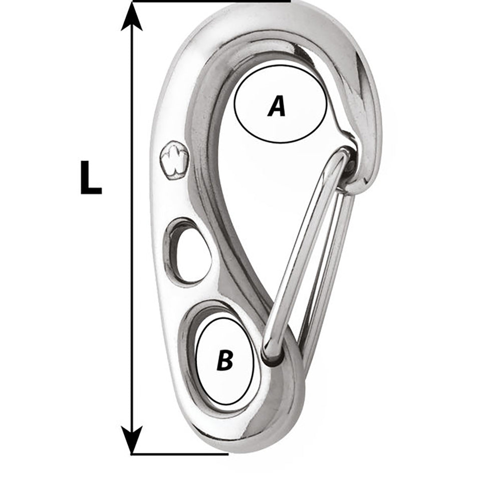 Wichard HR Safety Snap Hook - 100mm Length - 3-15/16" [2382W] Secondary image