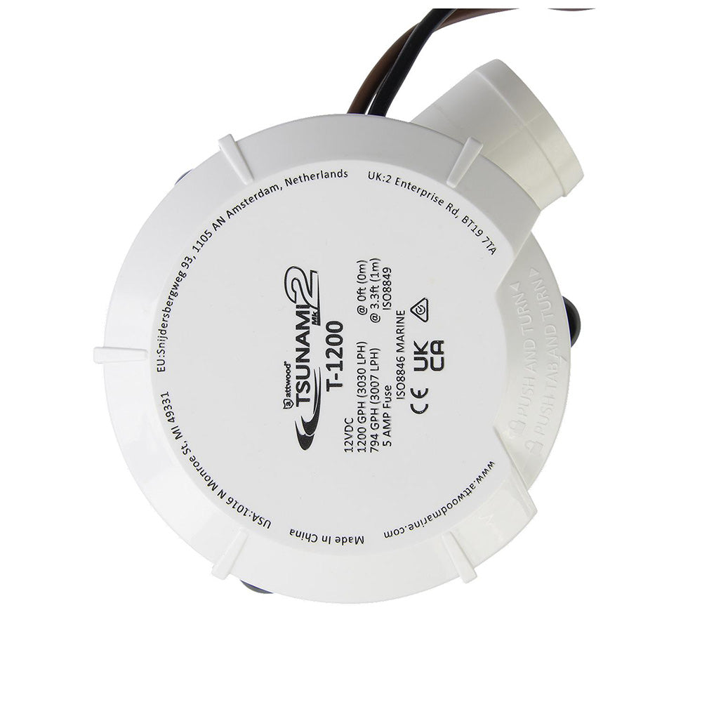 Attwood Tsunami MK2 Manual Bilge Pump - T1200 - 1200 GPH  12V [5612-7] Secondary image