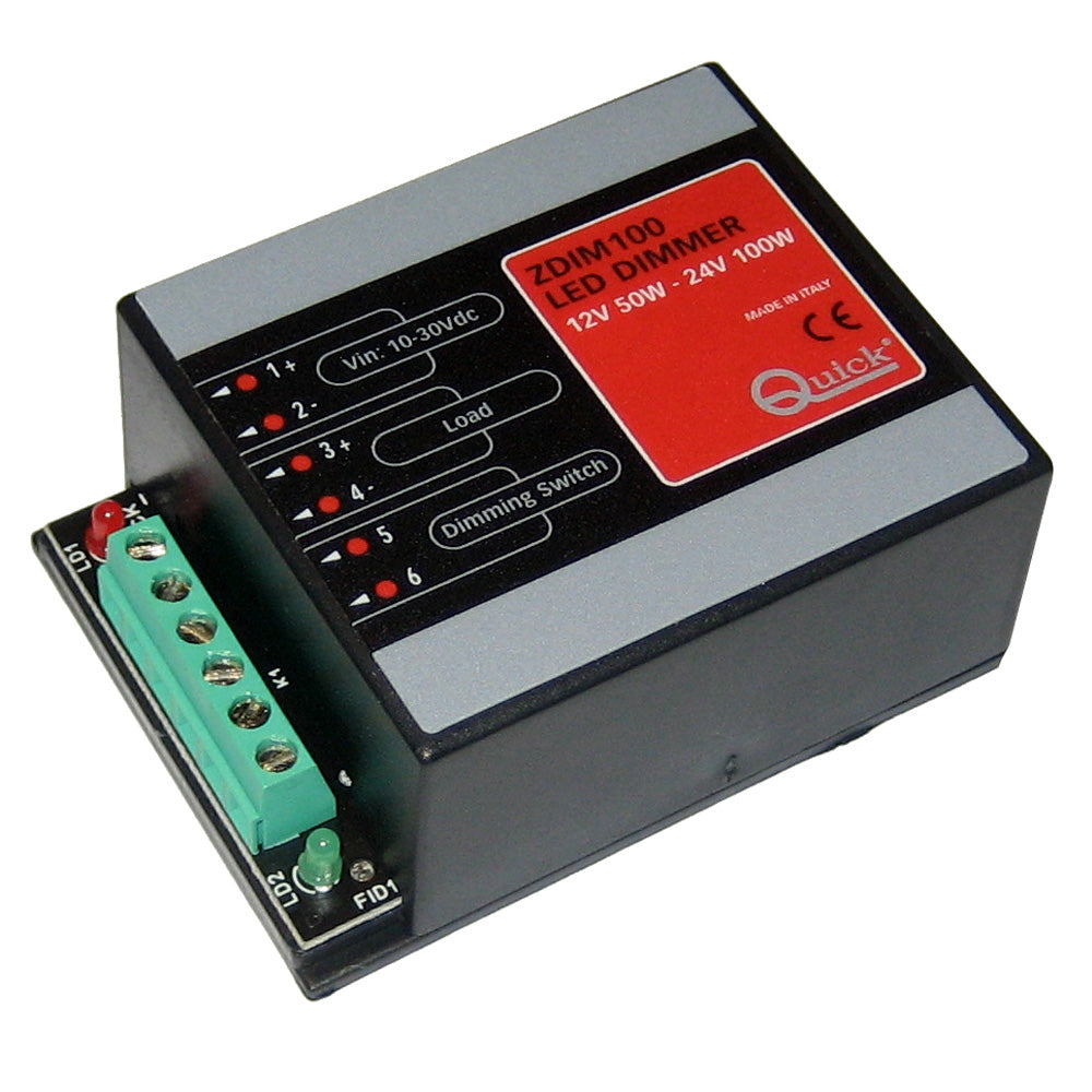 Quick ZDIM100 LED Dimmer  1030V DC  Up to 50W on 12V  Up to 100W on 24V FASP093CA2L1A00 Main image
