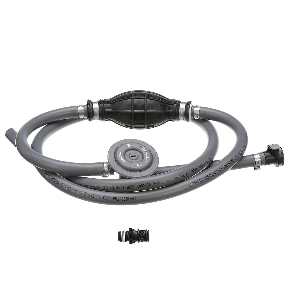 Attwood Universal Fuel Line Kit  38 Dia x 6 Length wSprayless Connectors  Fuel Demand Valve 93806UUSD7 Main image