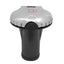 Attwood Deck Fill fCarbon Canister System  Straight Body  Scalloped Stainless Steel Cap 99DFCCSS1S