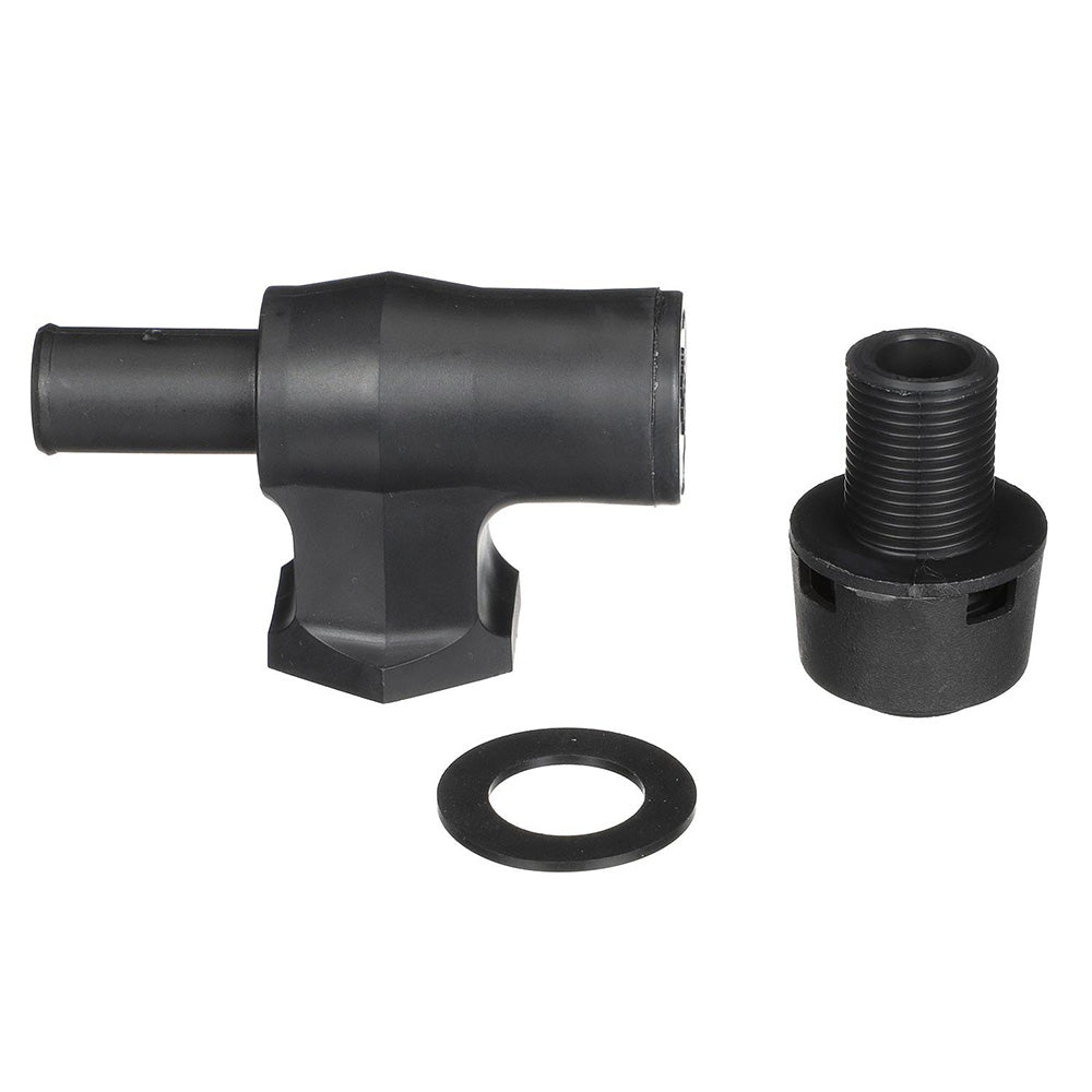 Attwood 90 PTrap Fuel Tank Vent  Black wBlack Vent Head 16703 Main image