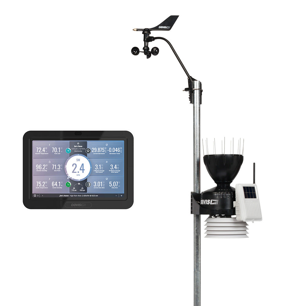 Davis Vantage Pro2 Wireless Weather Station wWeatherLink Console  Standard Radiation Shield 6252 Main image