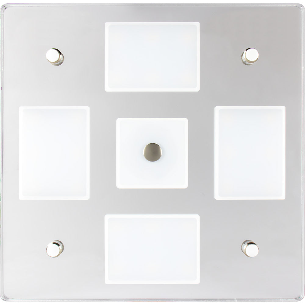 Sea-Dog Square LED Mirror Light w/On/Off Dimmer - White  Blue [401840-3] Secondary image