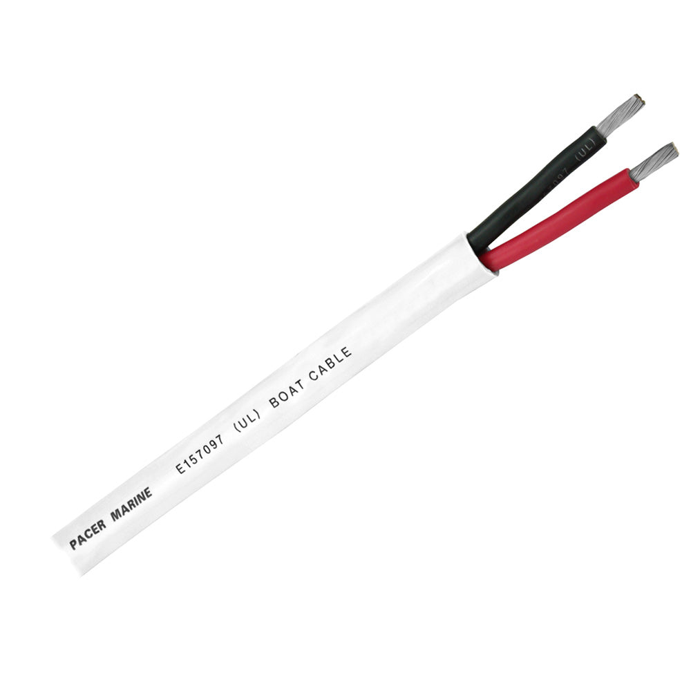 Pacer Duplex 2 Conductor Cable  100  162 AWG  Round Cable  Red Black WR162DC100 Main image