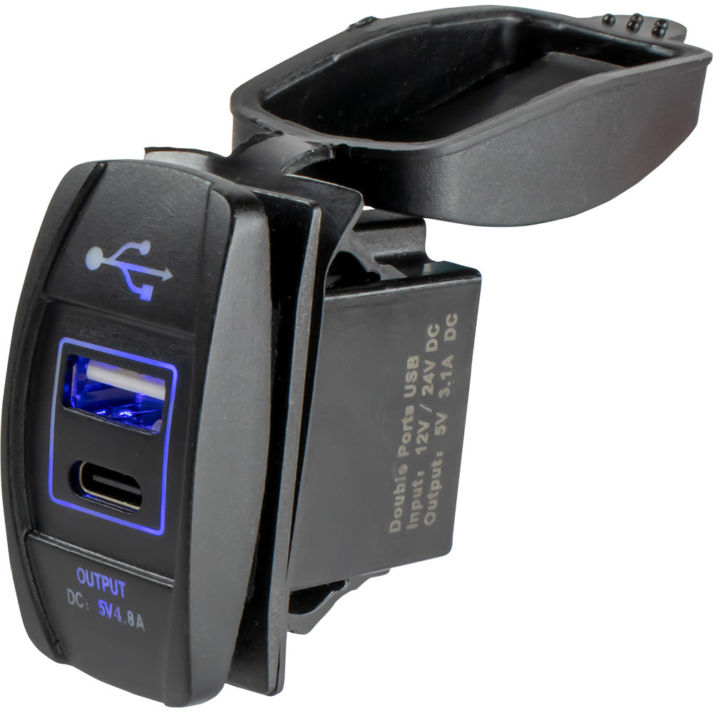 SeaDog USB  USBC Rocker Switch Style Power Socket 4265211 Main image