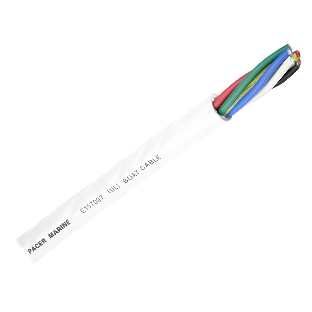 Pacer Round 6 Conductor Cable  250  166 AWG  Black Brown Red Green Blue  White  WR166250 Main image