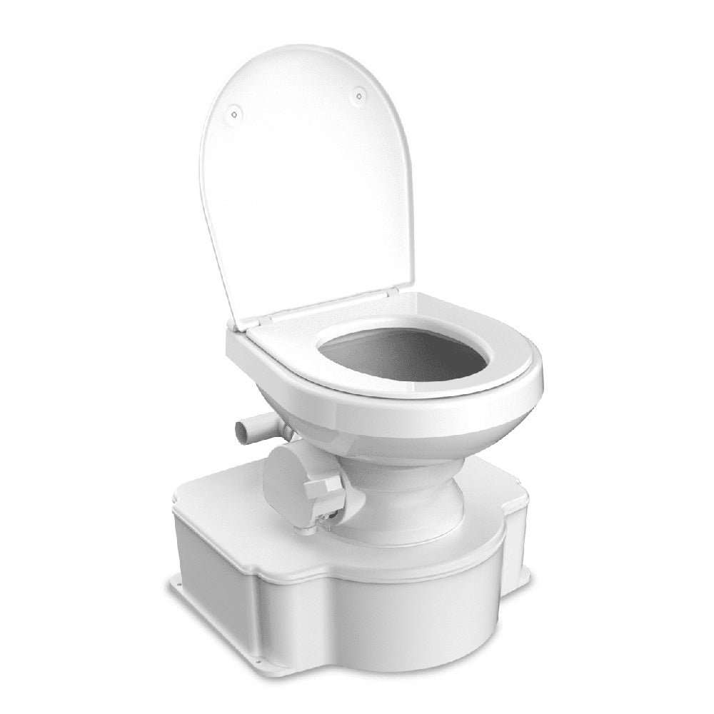 Dometic White M65 Marine Gravity Toilet - Standard Seat Size w/Foot Pedal [312070001] Secondary image
