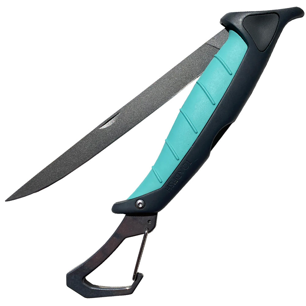 Toadfish Stowaway Folding Fillet Knife wBuiltIn Carabiner  7 1029 Main image