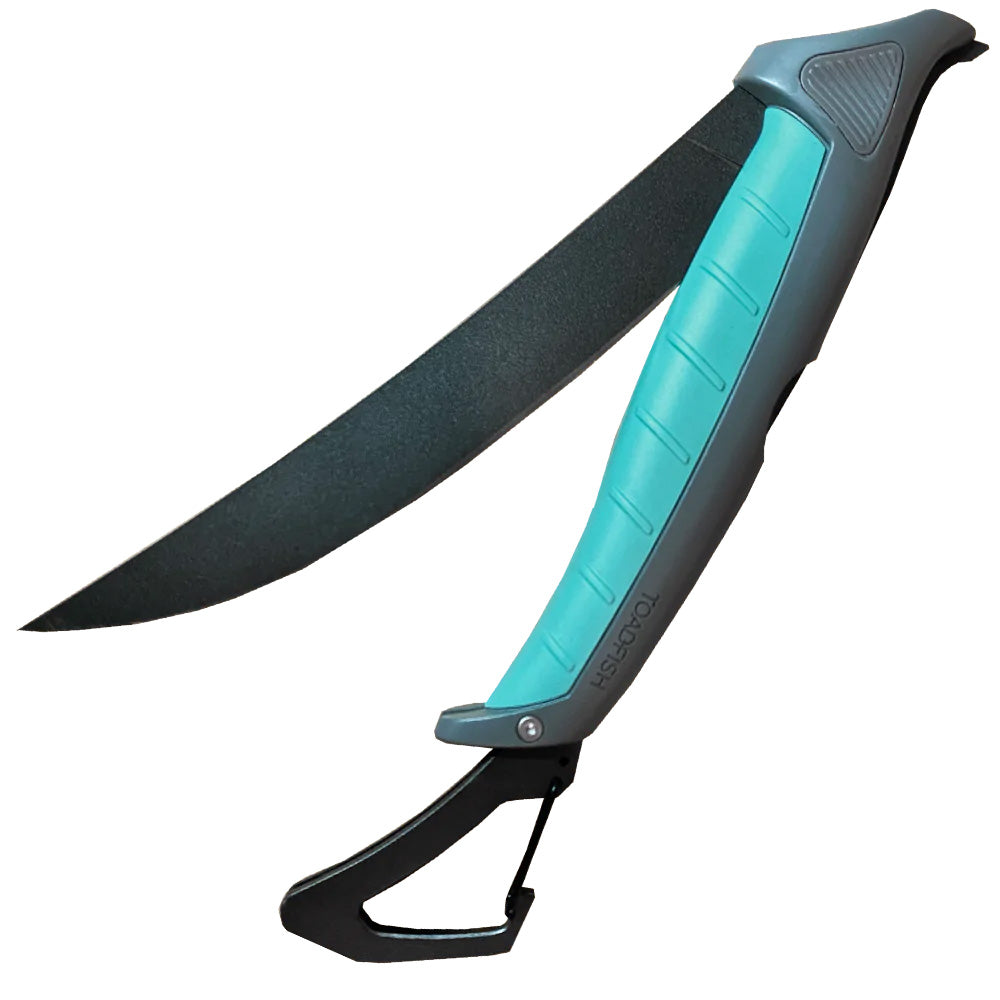 Toadfish Stowaway Folding Fillet Knife wBuiltIn Carabiner  85  1082 Main image