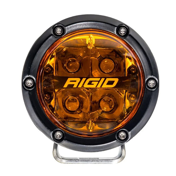 RIGID Industries 360 Series 4 Spot wAmber Pro Lens  Pair 36123