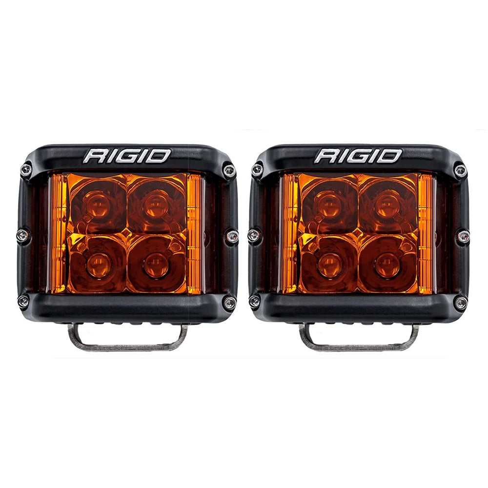 RIGID Industries D-SS Spot w/Amber Pro Lens - Pair [262214] Secondary image