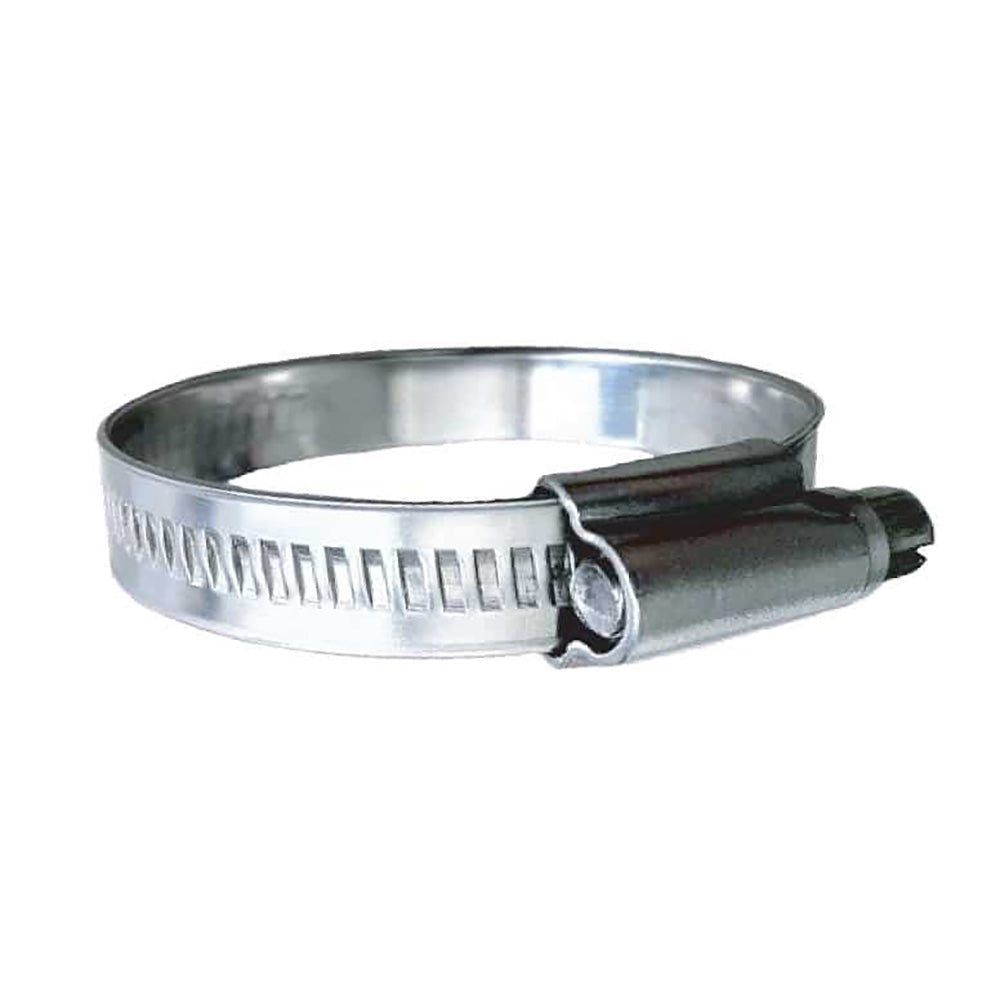 Trident Marine 316 SS NonPerforated Worm Gear Hose Clamp  1532 Band  2  2916 Clamping Range  10Pack  SAE Size 32 7102001 Main image