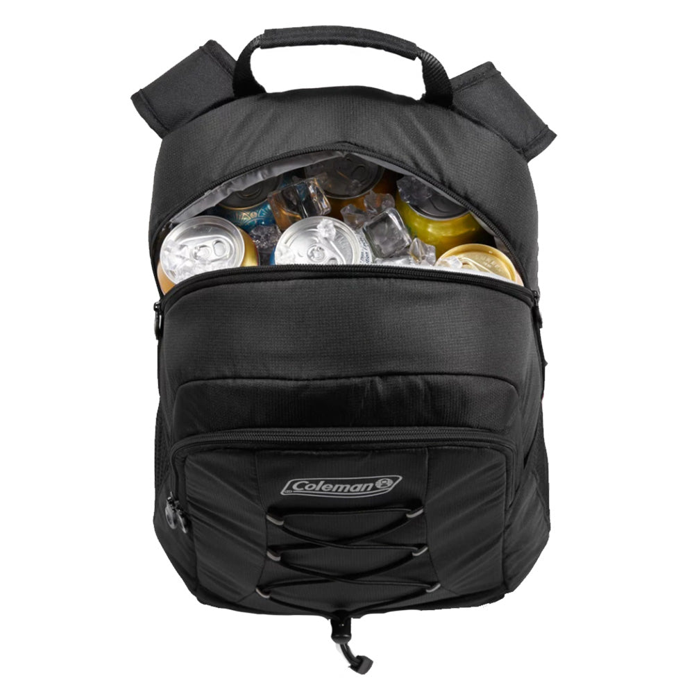 Coleman CHILLER 28-Can Soft-Sided Backpack Cooler - Black [2158133] Secondary image