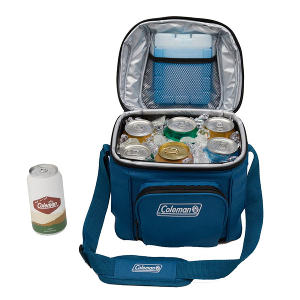 Coleman CHILLER 9Can SoftSided Portable Cooler  Deep Ocean 2158134