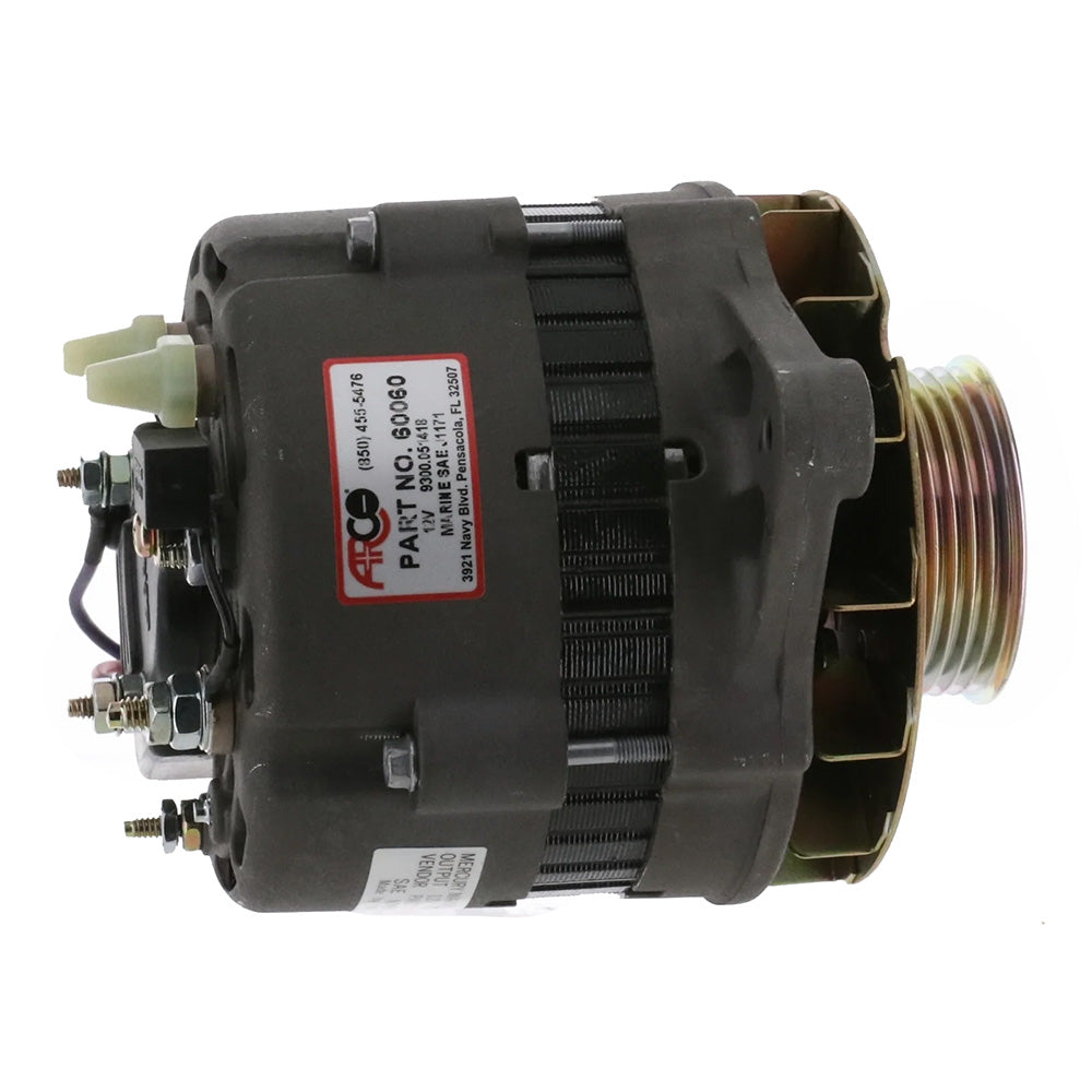 ARCO Marine Premium Replacement Alternator w/Multi-Groove Serpentine Pulley - 12V  65A [60060] Secondary image