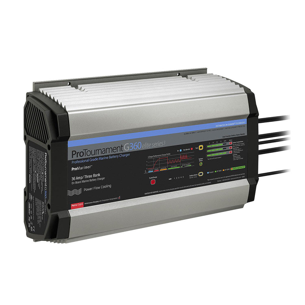 ProMariner ProTournamentelite 360 Battery Charger  3 Bank  GlobalCZone 55363 Main image