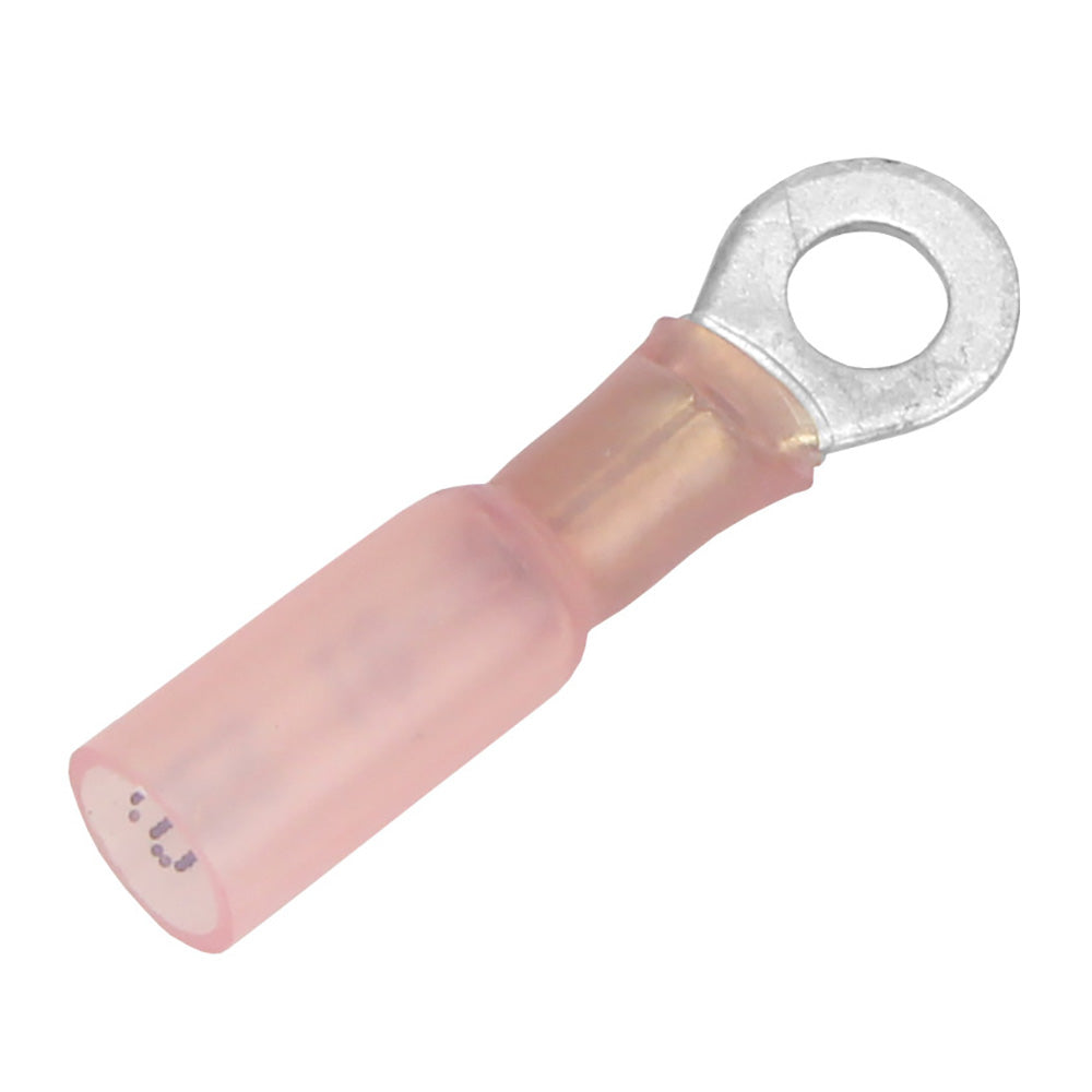 Pacer 2218 AWG Heat Shrink Ring Terminal  8 Stud Size  25 Pack TE188R25 Main image