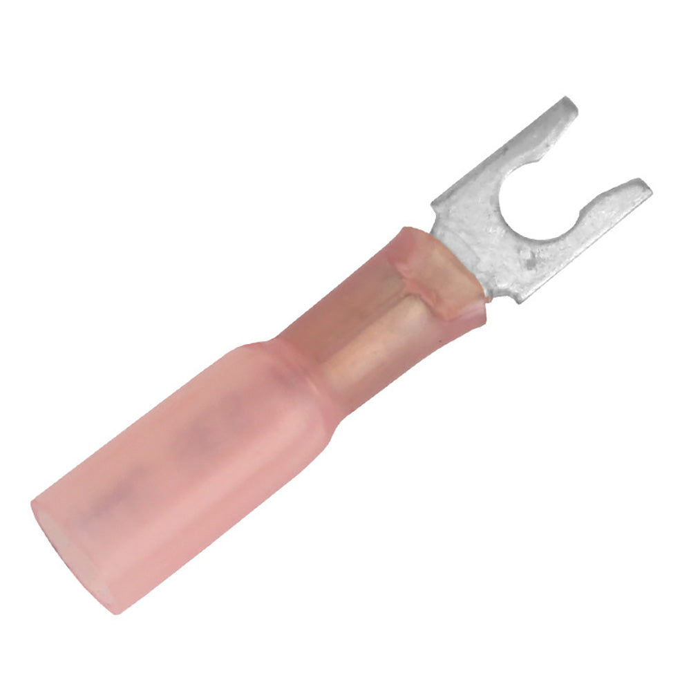 Pacer 2218 AWG Heat Shrink Spade Terminal  8 Stud Size  25 Pack TE188SLF25 Main image