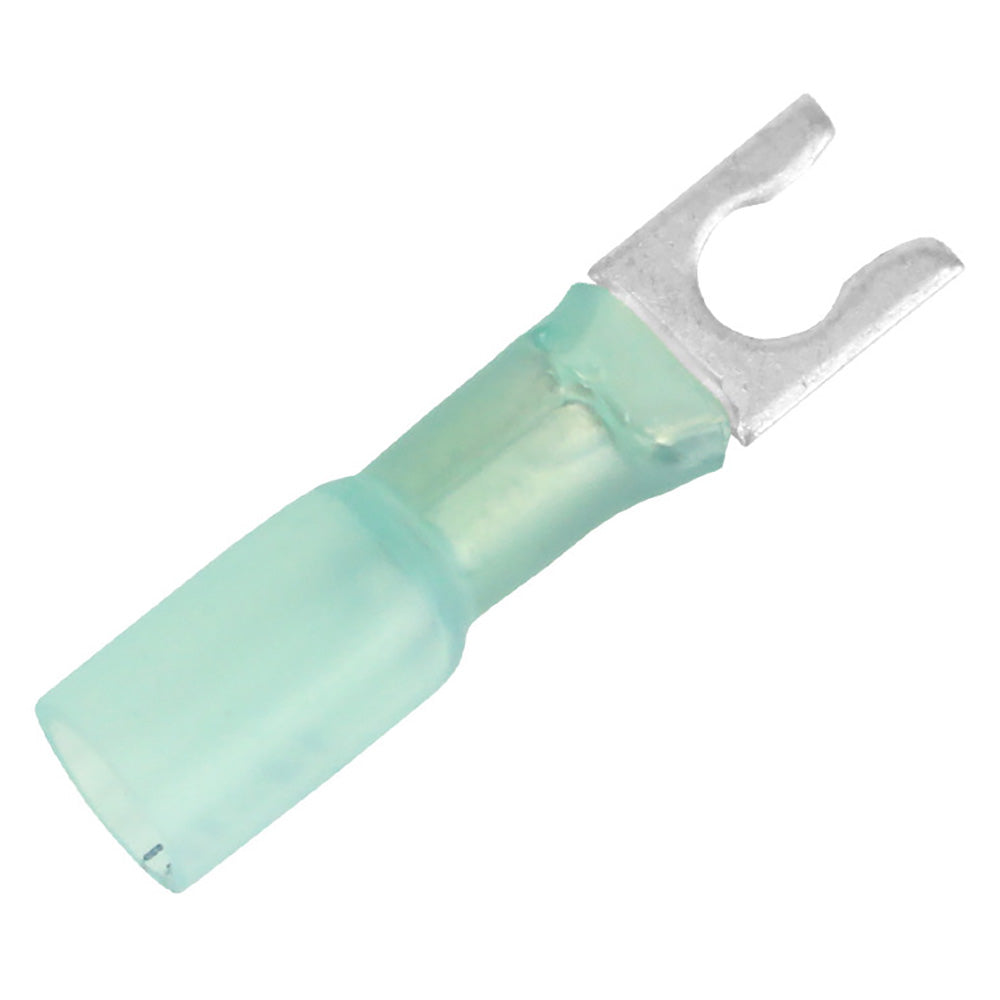 Pacer 1614 AWG Heat Shrink Spade Terminal  8 Stud Size  100 Pack TE148SLF100 Main image