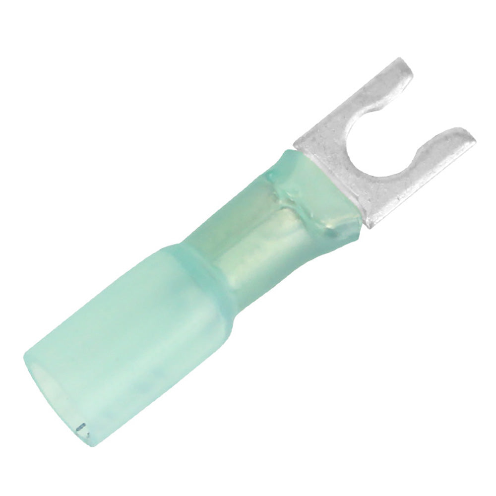 Pacer 1614 AWG Heat Shrink Spade Terminal  10 Stud Size  25 Pack TE1410SLF25 Main image