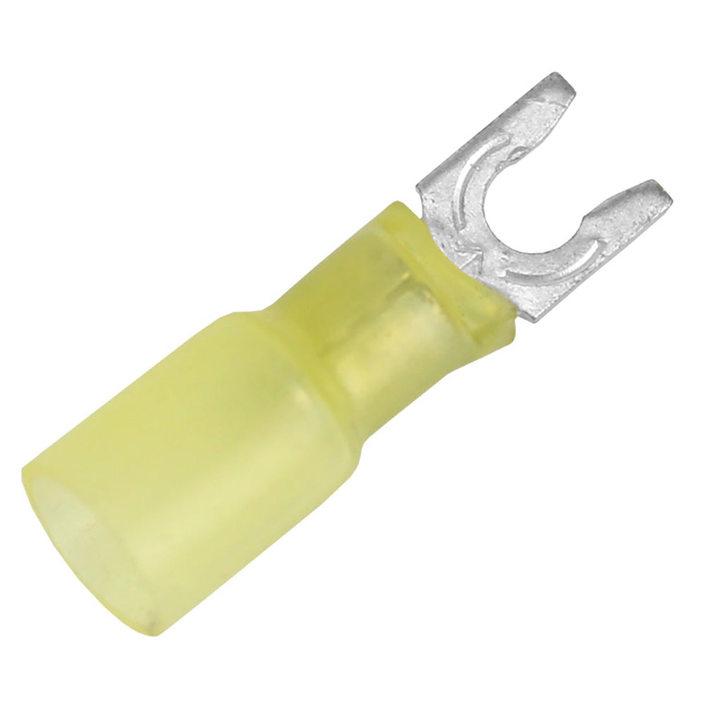 Pacer 1210 AWG Heat Shrink Spade Terminal  8 Stud Size  25 Pack TE108SLF25 Main image