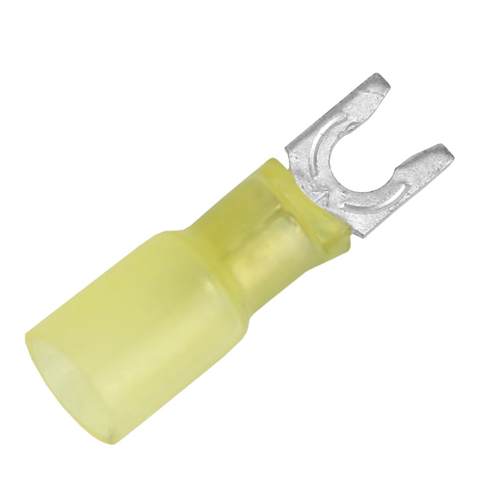 Pacer 1210 AWG Heat Shrink Spade Terminal  8 Stud Size  100 Pack TE108SLF100 Main image