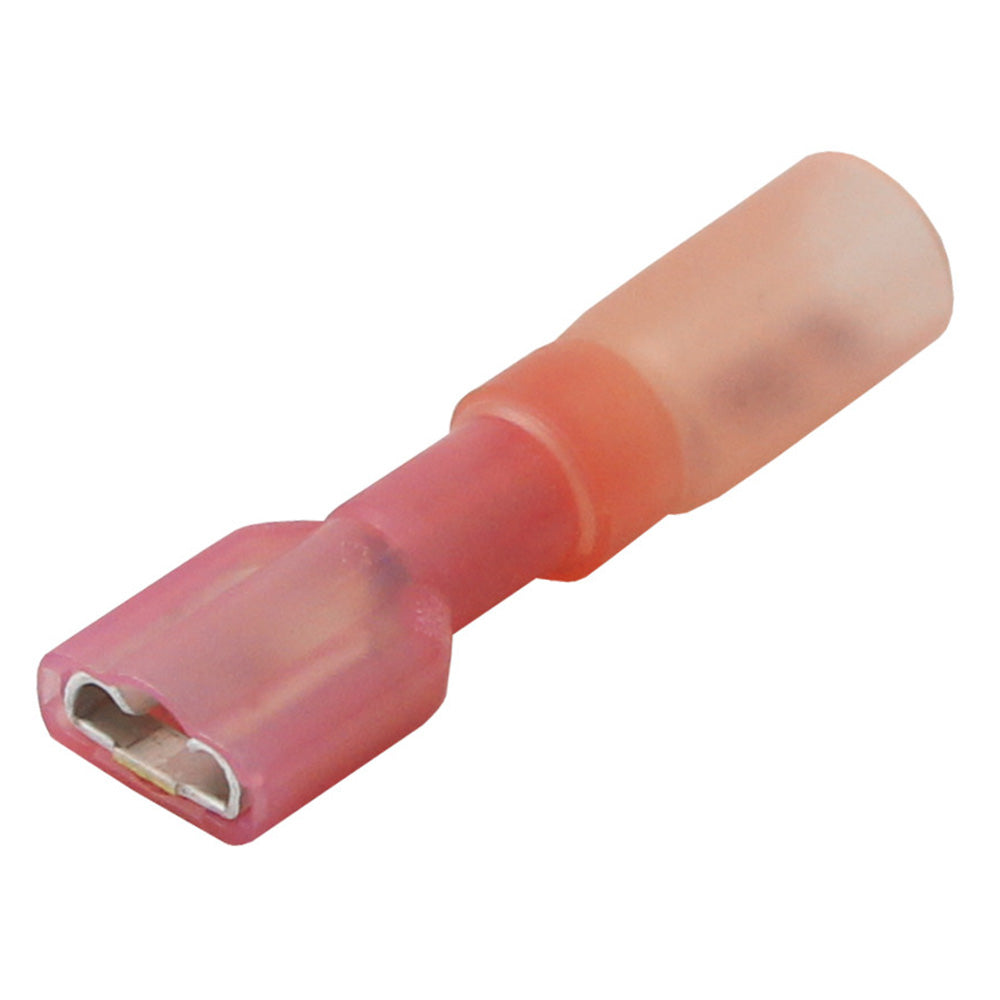 Pacer 2218 AWG Heat Shrink Female Disconnect  25 Pack TDE18250FI25 Main image