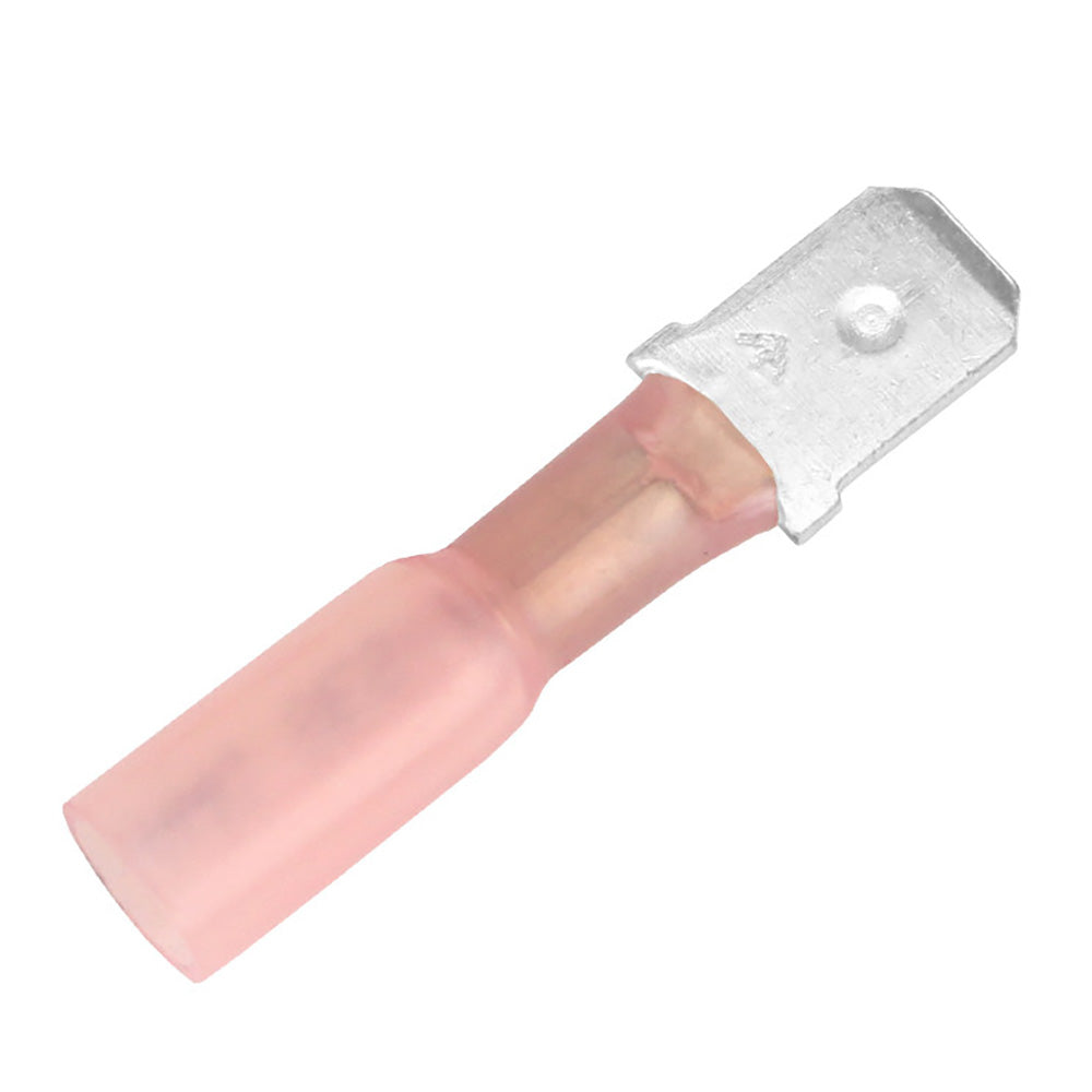 Pacer 2218 AWG Heat Shrink Male Disconnect  25 Pack TDE18250M25 Main image