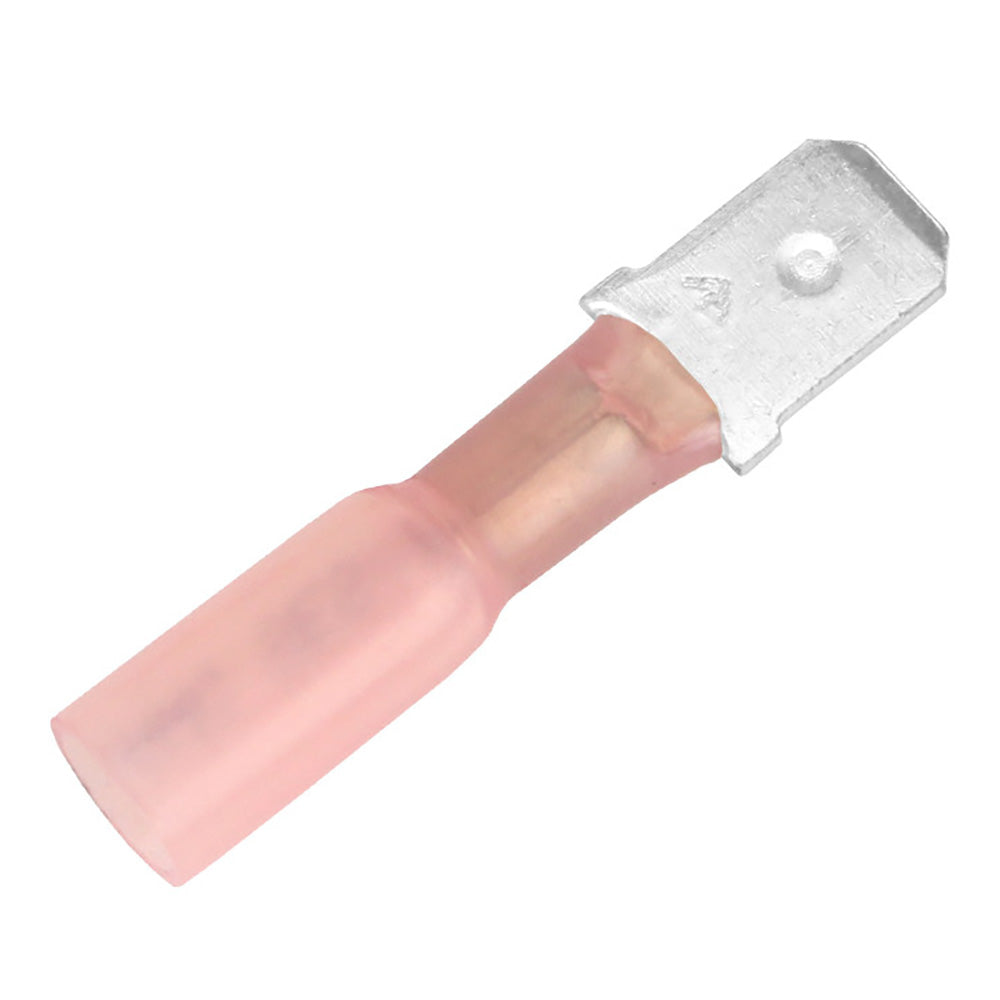 Pacer 2218 AWG Heat Shrink Male Disconnect  100 Pack TDE18250M100 Main image