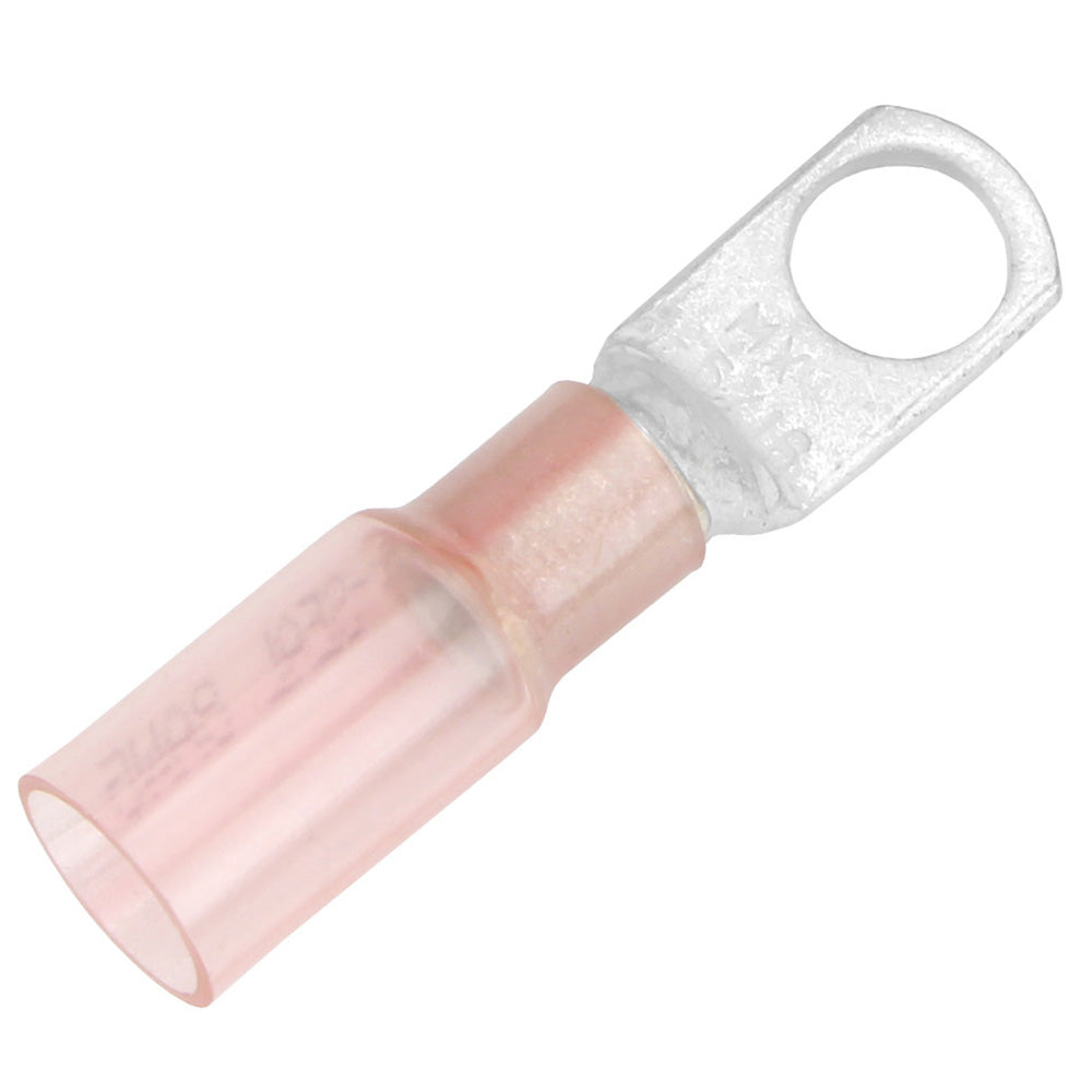 Pacer 8 AWG Heat Shrink Ring Terminal  516 Stud Size  25 Pack TE856R25 Main image