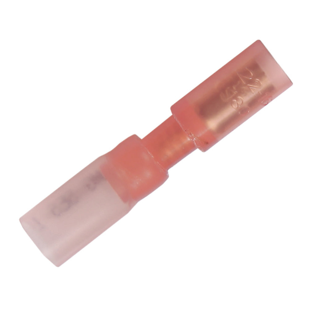 Pacer 2218 AWG Heat Shrink Female Bullet Terminal  100 Pack TBRE18156100 Main image