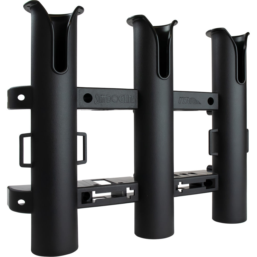 SeaDog Triple Threat Three Pole Rod Holder  Black 3250331 Main image