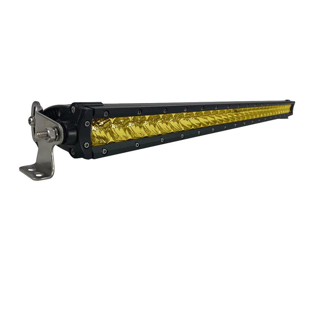 Black Oak 30 Yellow Lens Single Row LED Light Bar  Combo Optics  Black Housing  Pro Series 30 30YS5OS Main image