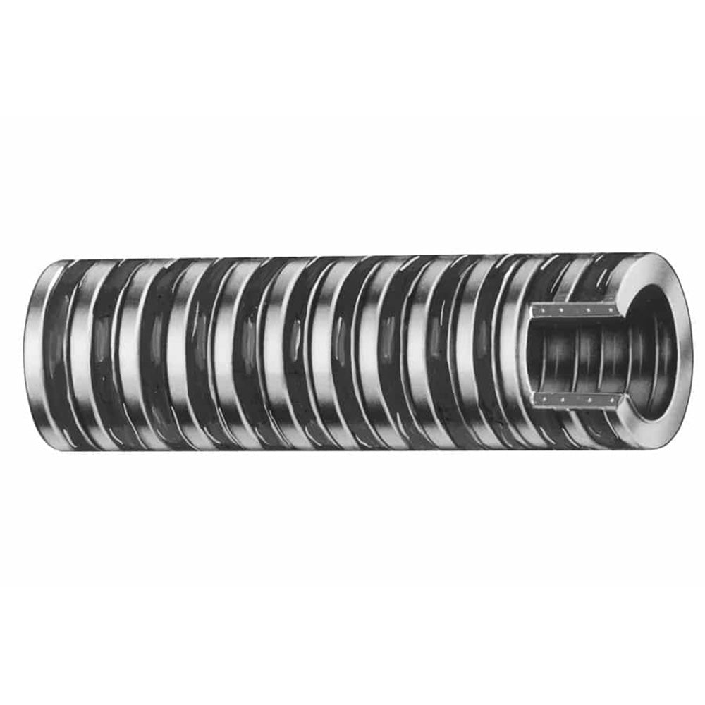 Trident Marine 118 Heavy Duty PVC Bilge  Livewell Hose FDA  Clear wBlack Helix  Sold by the Foot 1471186FT Main image