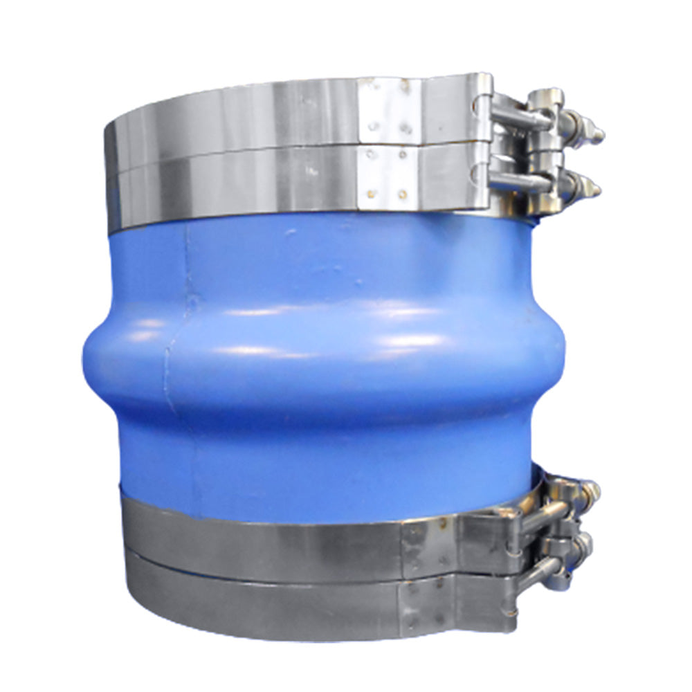Trident Marine 8 ID Blue Silicone Molded Wet Exhaust Hump w4 TBolt Clamp 270V8000SS Main image