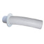 Trident Marine 4 White Stern Flex Hose wTransom Flange TFK4W